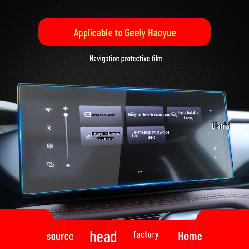 Geely Jiaji Navigation and Haoyue Console Screen Protector for 25 Models