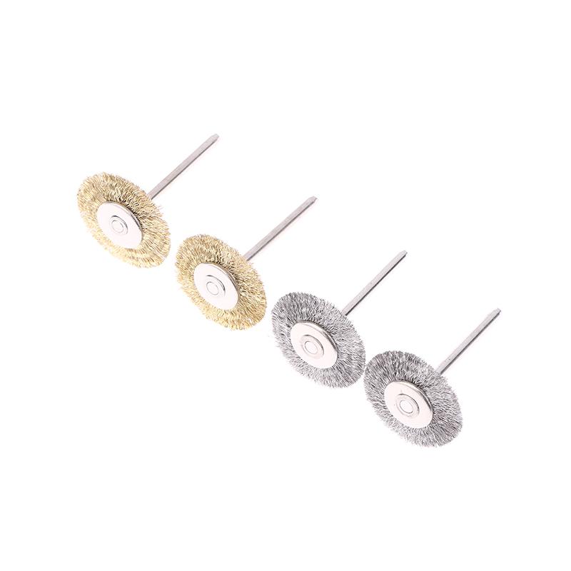 3/9/15Pcs Mini Metal Brush Set Rust Removal Cleaning Brush Polishing Wheel Brush For Grinder Rotary Electric Tool Accessories