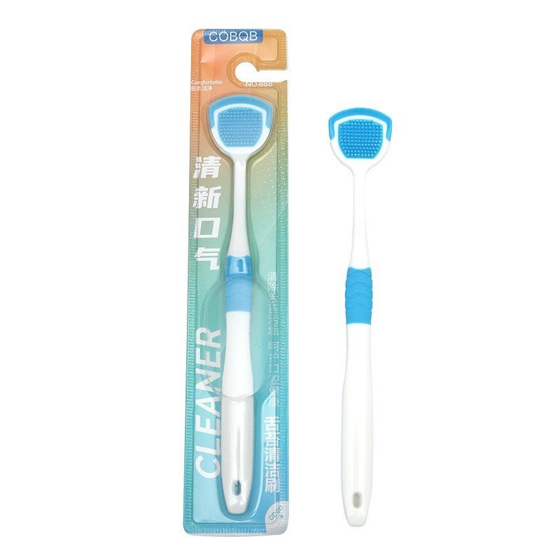4 Pack Cost-Effective Silicone Tongue Scraper Food Grade Safe Oral Care Tool for Whole Family Daily Dental Care