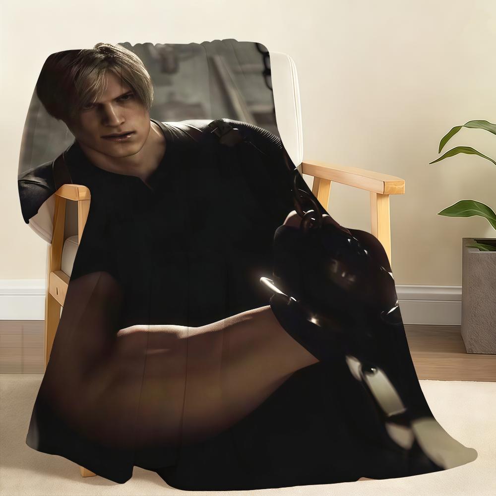 Мультяшное одеяло L-Leon K-Kennedy Мягкое плед для дома спальни кровати дивана пикника путешествия офиса Покрывало одеяло Подарок