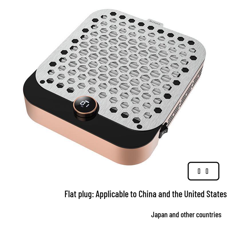 Turbo Brushless High-Power Nail Dust Collector with Rechargeable Battery and Speed Control for Salons