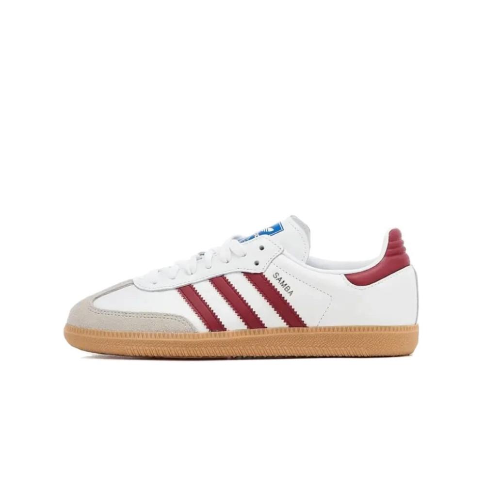 Adidas Samba OG White Burgundy Gum
