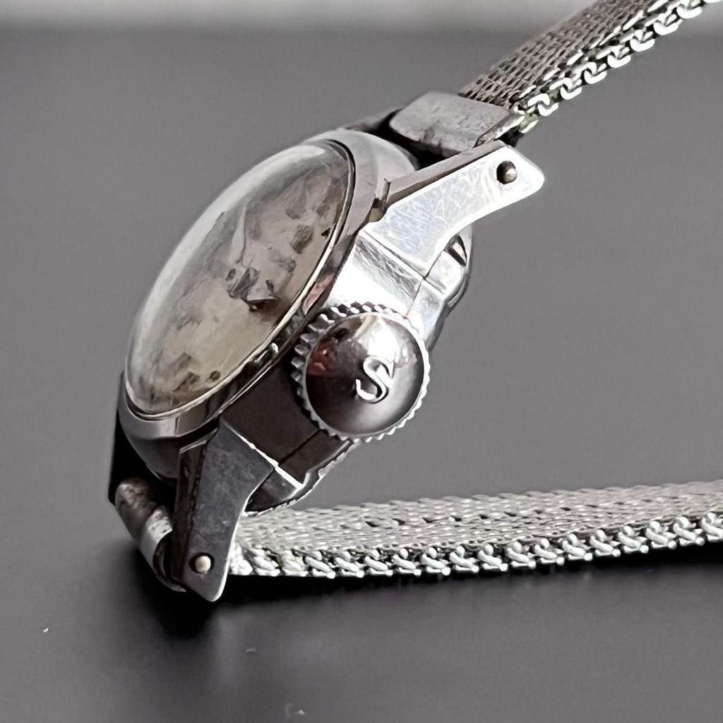 Used Working item small OMEGA Vintage wristwatch manual winding ladies