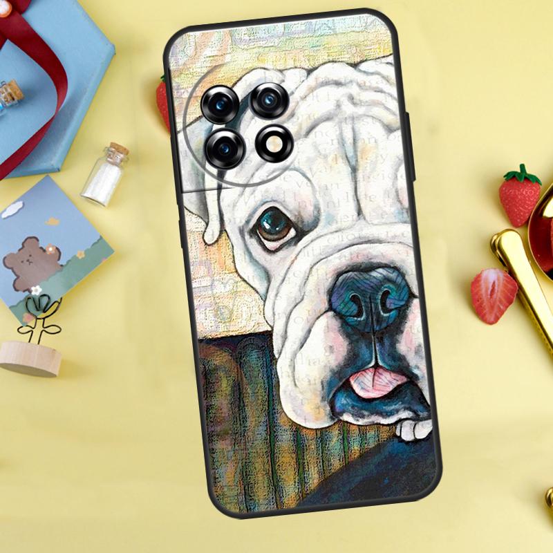 Boxer Dog Case For OnePlus 13T 13R 12 12R 15 13 11 10 10T 8T Nord CE 2 3 4 Lite N20 N30 Nord 5 Cover