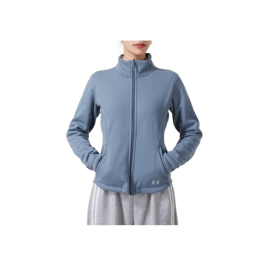 Under Armour Solid Color Three-In-One Warm Outdoor Versatile Sports Jacket Women Jackets Blue 1296868-003