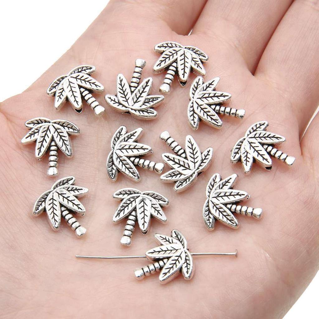 Handmade Cross-Border Alloy Heart Pendant Spacer Beads for DIY Necklace & Bracelet Jewelry