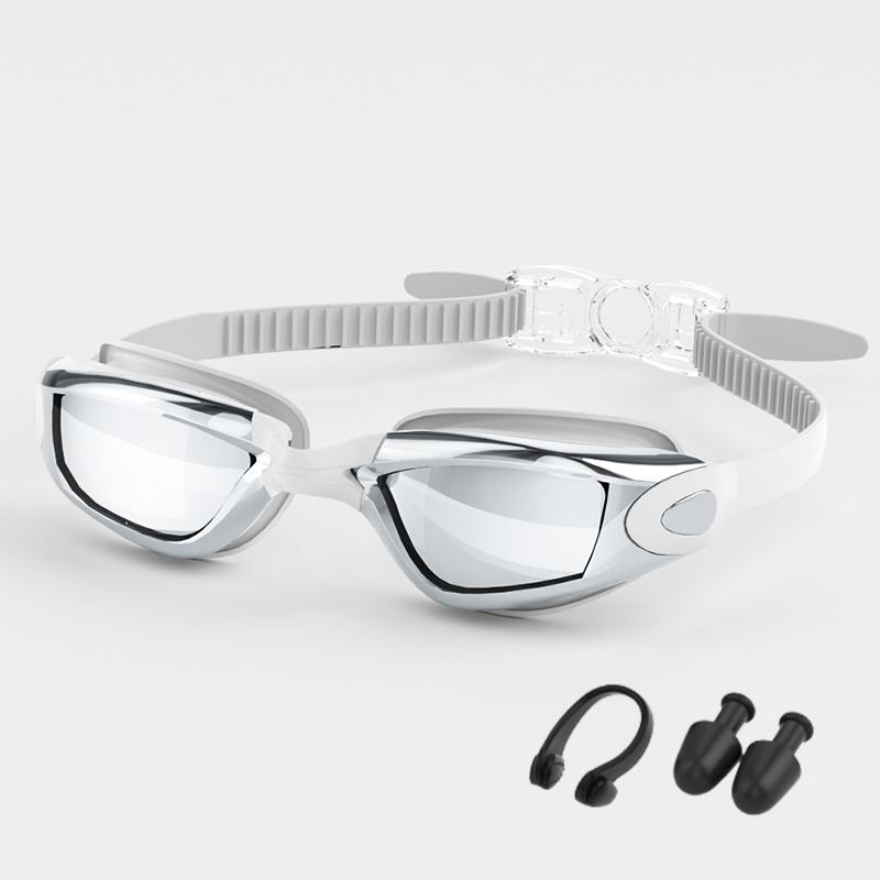 Adult Swimming Goggles: Waterproof, Anti-Fog, Hd, Electroplated, Unisex, Uv Protection