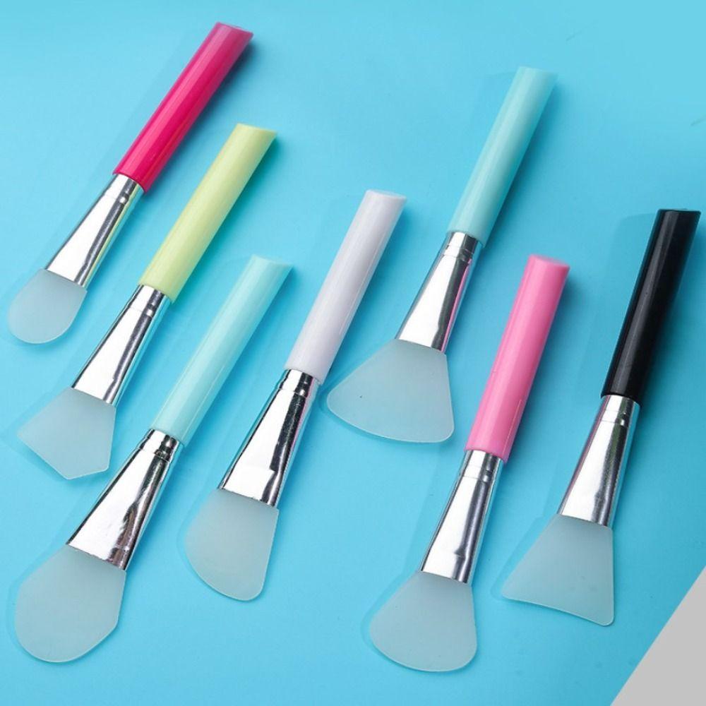 

7Pcs Soft Silicone Mask Brush Set DIY Facial Mud Mixing Brush Reusable Home