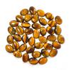 Tiger’s Eye Oval Cabochons – 14x10 Mm Natural Gemstone Flat Back for Jewelry Making