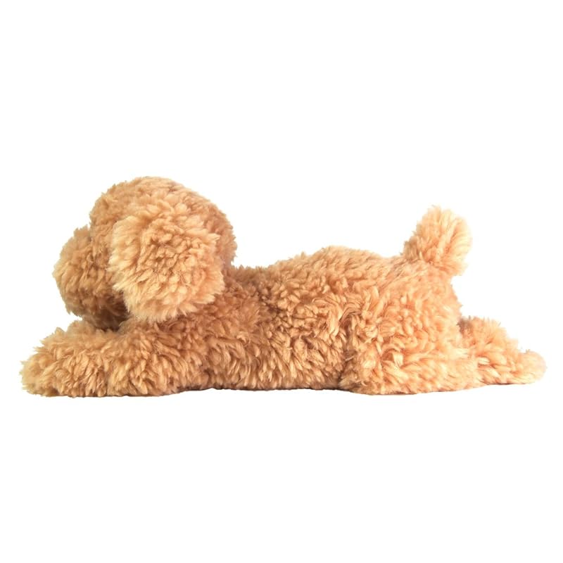 Beige Lap Puppy Toy Poodle Plush Toy, Small, P-3042