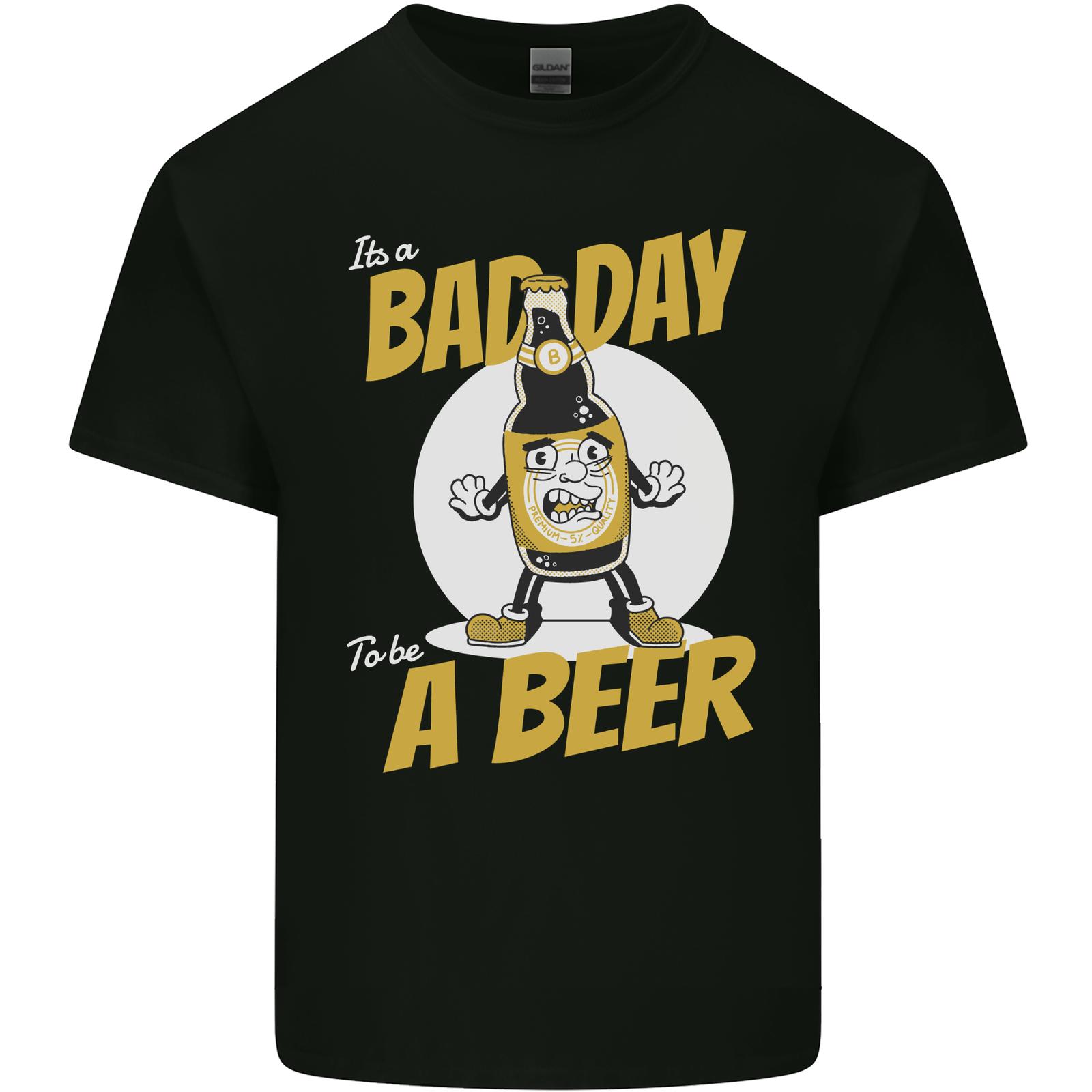 Mal Día Para Ser Una Cerveza Divertida Alcohol Bebida Hombre Camiseta Tee Top XXXL