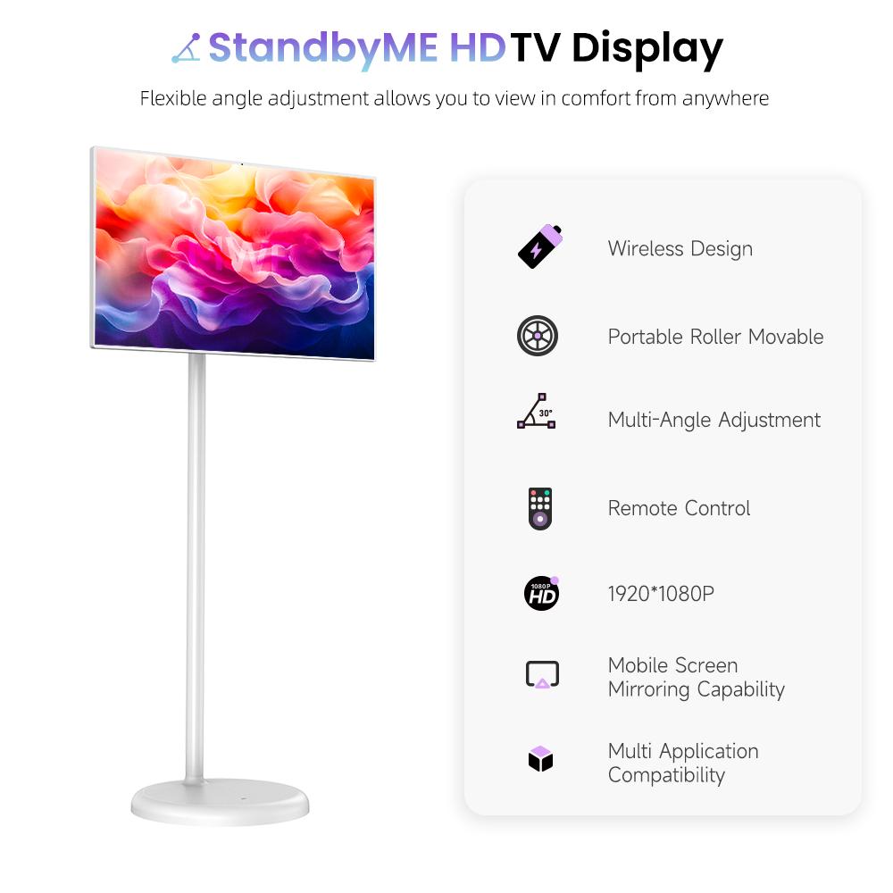 MWE EU/USA Local Stock 22/24/32/43 Inch Mobile Entertainment Android Screen Smart TV Android System High Quality