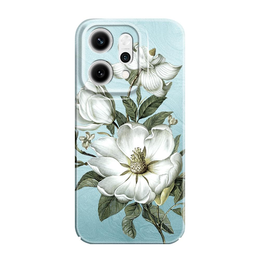 Gorgeous Magnolia Phone Case For OPPO Reno 14 14F 13 13F 12 12F 11 11F 10 8 8Z 8T 7 7Z Pro 4G 5G Film Hard Cover