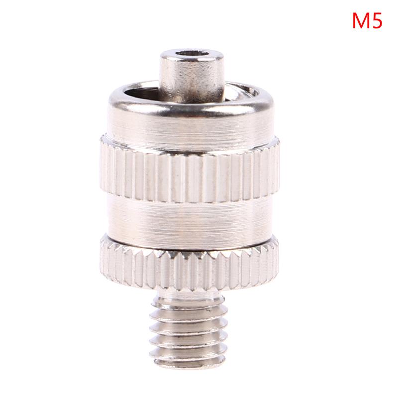 M4 M5 M6 M8 Rosca Tornillo Latón Niquelado Jeringa Adaptador Metálico Luer Lock
