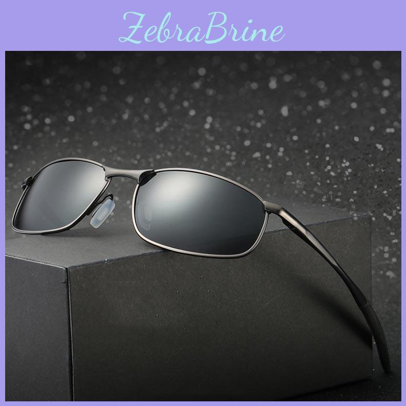 Sunglasses Square Men Vintage Polarized Brand Designer Classic Shades Sun Glasses Driving