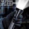Top corner mode of LED portable flashlight with cellular side light supports TYPE-C charging.