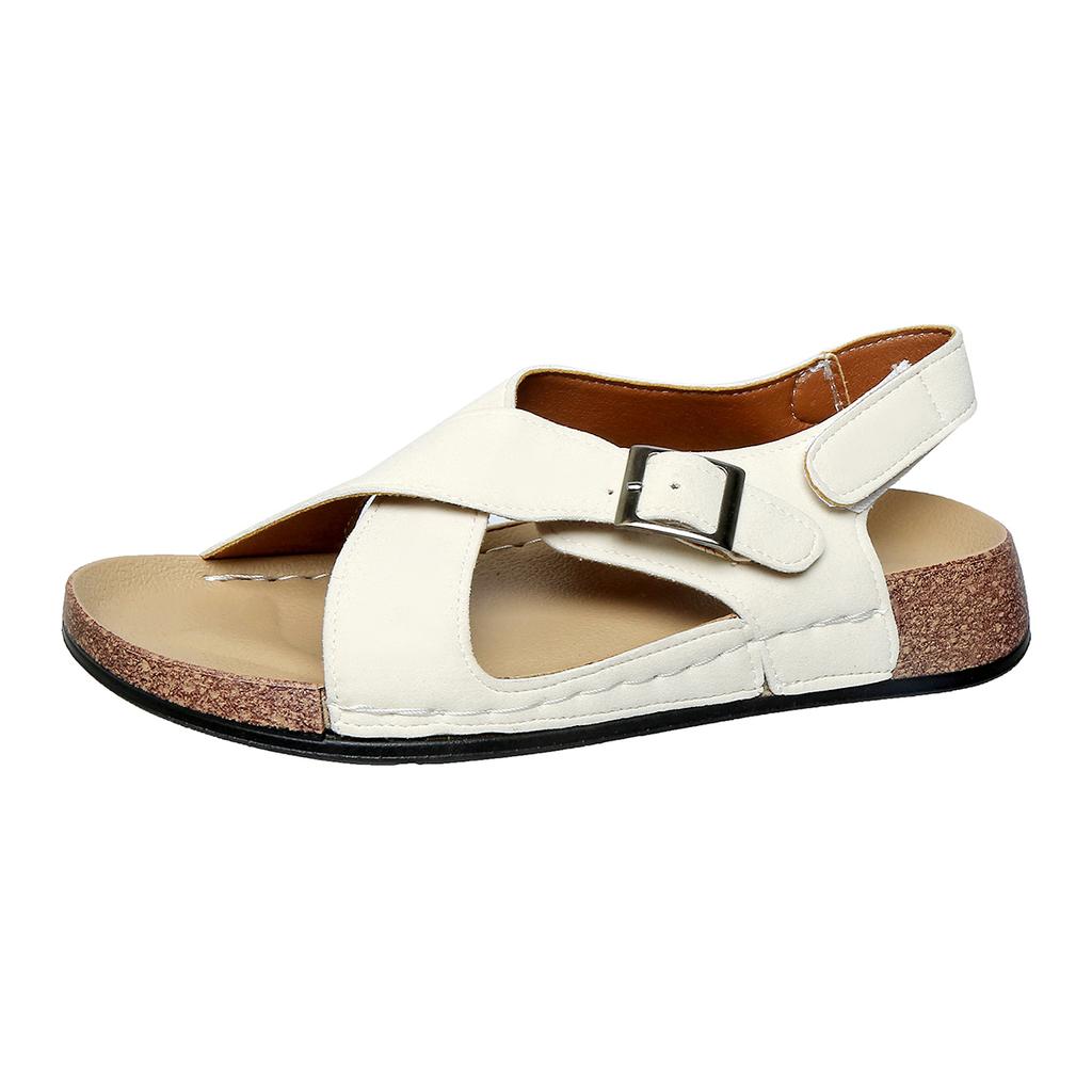 Fashion 2025 New Brand Cork Sandals Open Toe Outdoor Walking Shoes Women Lightweight Gladiator Women Beach Sandals Sandalias De Mujer