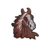 Ponies Embroidered Patches Horse Head Iron On Patches Applique Patches Animal Sewing On Patches Sewing Patches for Hat