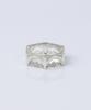 Address669 Structure Silver Ring #7W