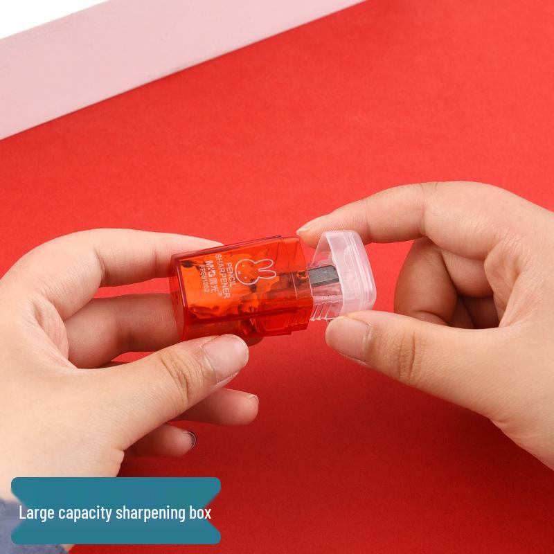 Mini Morning MG Edelstahl Bleistiftspitzer: Leicht zu spitzen, tragbar, niedliches Kunstzubehör für Kinder