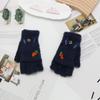 Kids' Winter Fingerless Flip-Top Writing Gloves – Warm Half-Finger Gloves for Boys & Girls