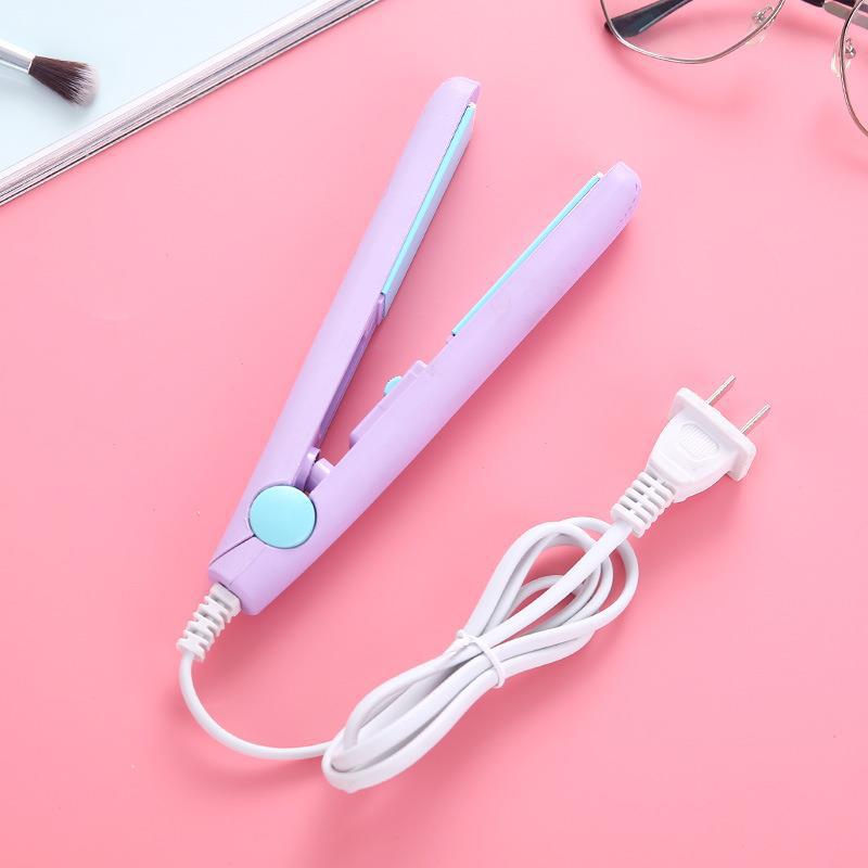 Mini 2-in-1 Home Hair Styler: Curling & Straightening Comb