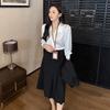 Women's High-Waist Pleated A-Line Skirt