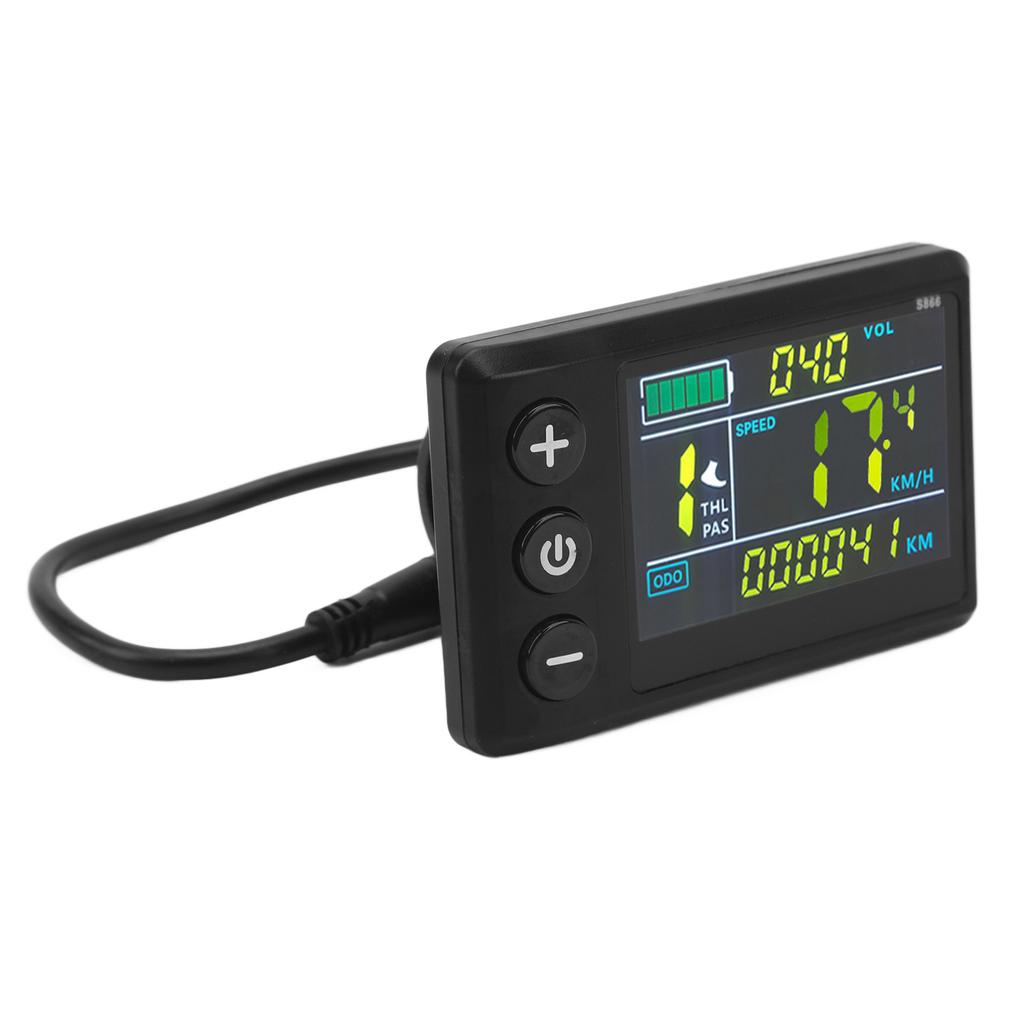 Electric Bike LCD Display Meter ABS Waterproof LCD S866 Electric Scooter Color Screen Display