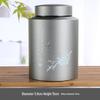 Stainless Steel Moisture-Proof Red Pu'er Tea Storage Canister