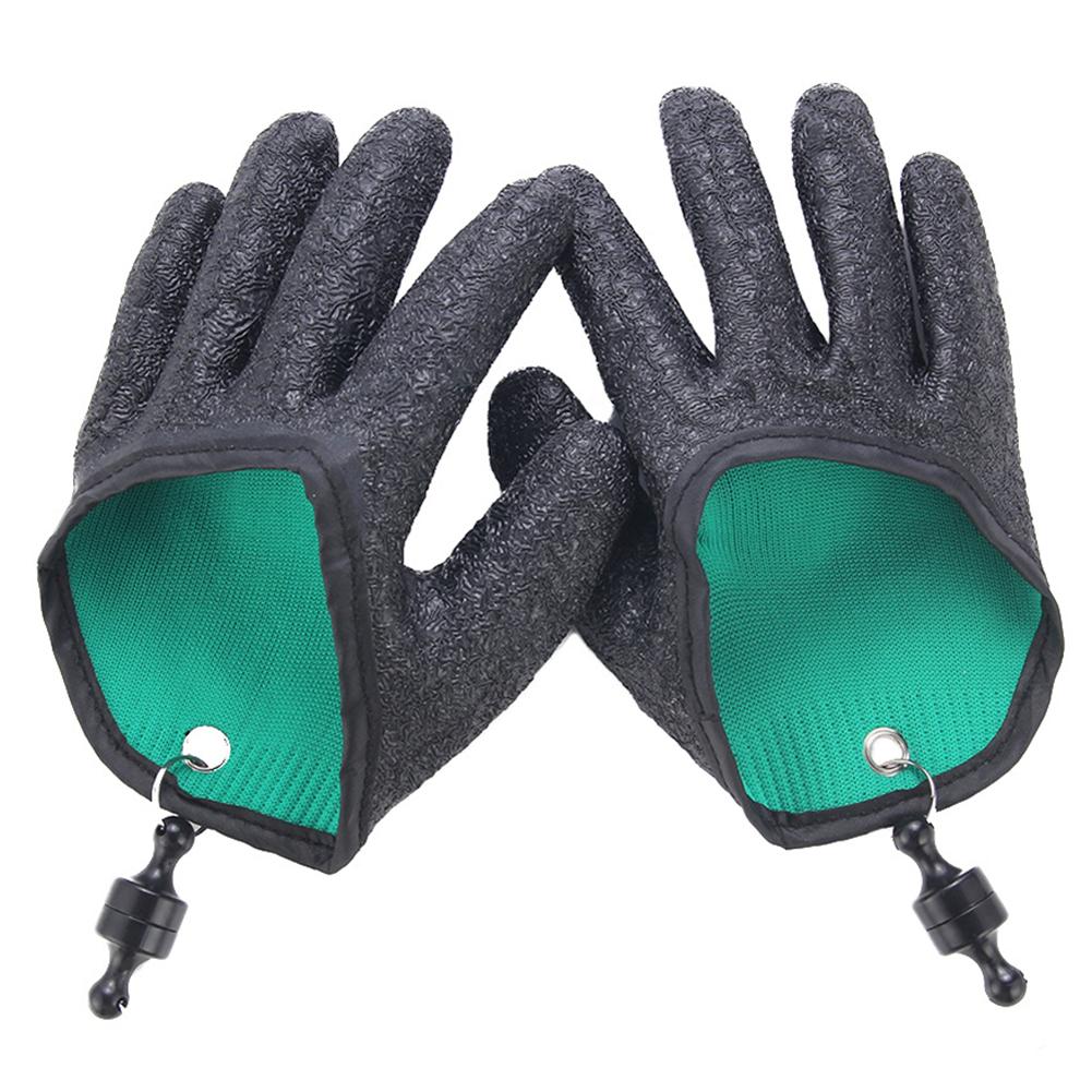 Fishing Glove With Magnet Release, Fisherman Professional Cut Proof Puncture Proof Fishing Gloves, Fish Handling Gloves With Strong Magnetic Buckle Fo