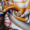 POBING Hand Rolled Twill Silk Scarf Women Horse Carriage Double Print Square Scarves Wraps Echarpes Foulards Femme Hijab 90CM