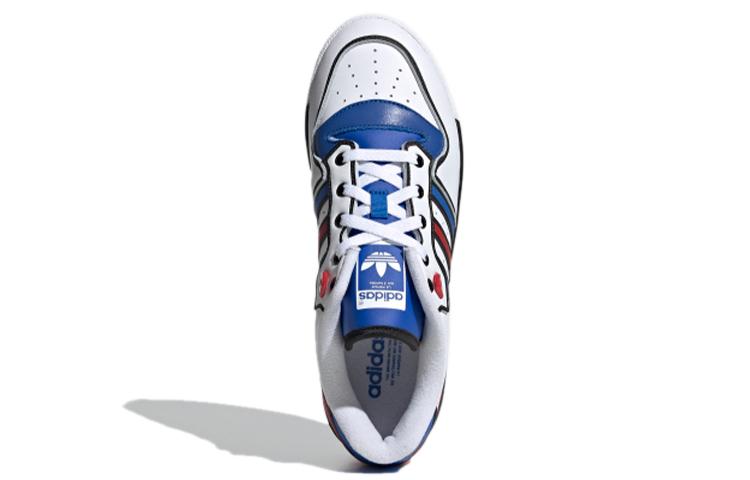 Adidas Rivalry Low 'White Blue Scarlet' FY3120