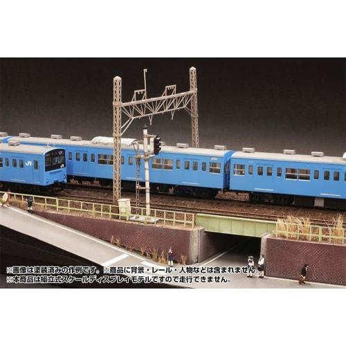 PM Office A 1/80 Scale JR West 201 Series DC Electric Car (Keihanshin Local Line, Saha 201) Display Model, Unpainted Assembly Plastic Kit, PP089