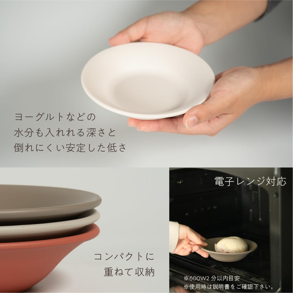 Plakila Každodenní použití Nerozbitný malý talíř Vhodné do myčky na nádobí Vhodné do mikrovlnné trouby 14 cm Vyrobeno v Japonsku Domácí párty Venkovní Děti Stylový Roztomilý Černá Černá