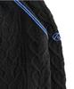 THEWARLD Embroidery Logo Sweater Black/Blue