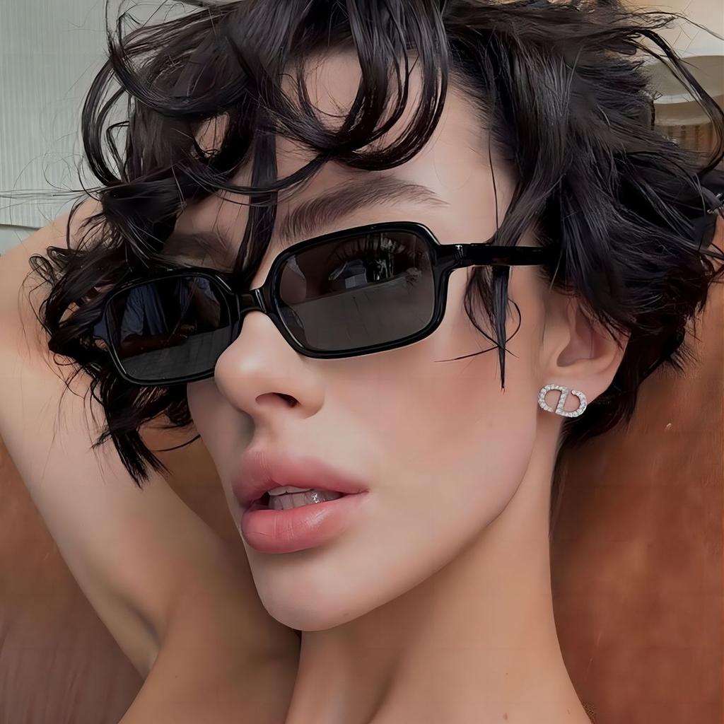 Sexy Small Rectangle Sunglasses Fashion Women Vintage Designer Sun Glasses Men Shades Female Eyewear UV400