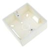 86 Type Wall Switches Socket Protections Box Electrical Outlet Mounting Box White Plastic Protections Box Easy to Install