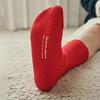 [3SET] Roll Roll Solid Ribbed Socks 5 Colors