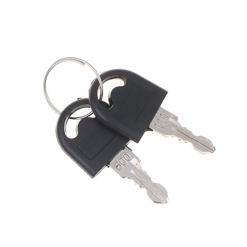 2Sets Stainless Steel Roll Paper Dispenser Lock Core Replacement Key Anti-Theft Design for Commercial Public Restrooms