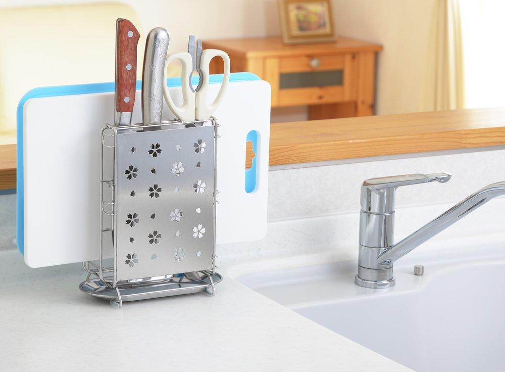 Yoshikawa Scissors Stand Cherry Blossom X X 1305394 Knife/Cutting Board/Kitchen 15.2 10.2 21.7cm