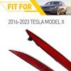 1 Pair Left+Right Rear Reflector Light Bumper Case for 2016- Tesla Model X