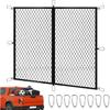 Cargo Net For Pickup Truck Bed 4'×4' Stretches To 7'×7', Highly Elastic Truck Bed Net With Fine Mesh & 8 Strong Metal Carabiners, Easy To Tall