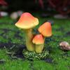 Craft Easy Use Unique Garden Decoration Mushroom Statue Miniature Figurines Simulation Mushroom Flower Pot Ornaments