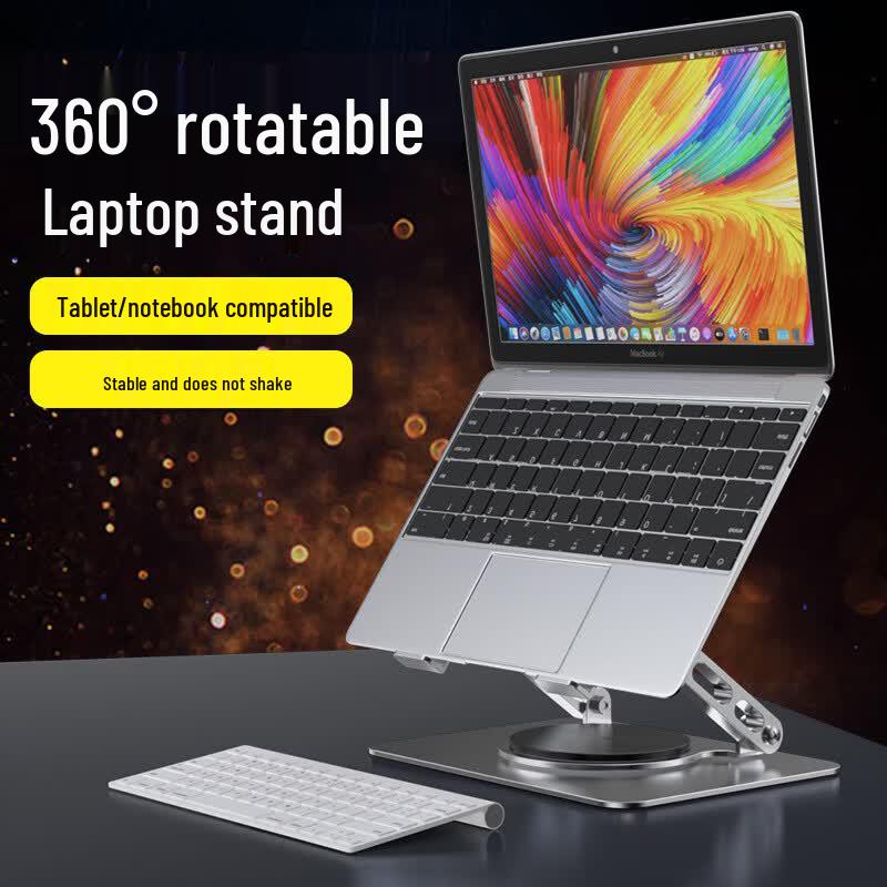 OLOEY 360-Degree Rotating Carbon Steel Desktop Stand