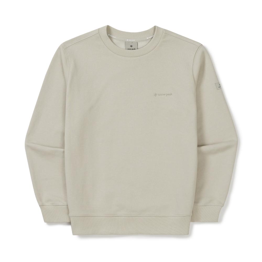 [Snowpeak] Land Women's Sweatshirt Light Beige (S25FWFHT61)