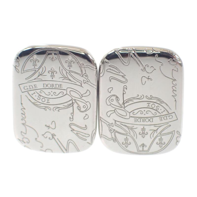 Berluti Mankiety męskie ze srebra próby 925