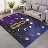 Mystical Goddess Moon Phases Rug - Celestial Art, Boho Chic Living Room Decor Anti slip carpet can be machine washed
