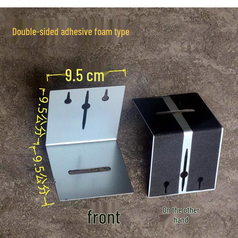 L-Shaped Wall-Mounted Spirit Level Bracket for Bricklayers