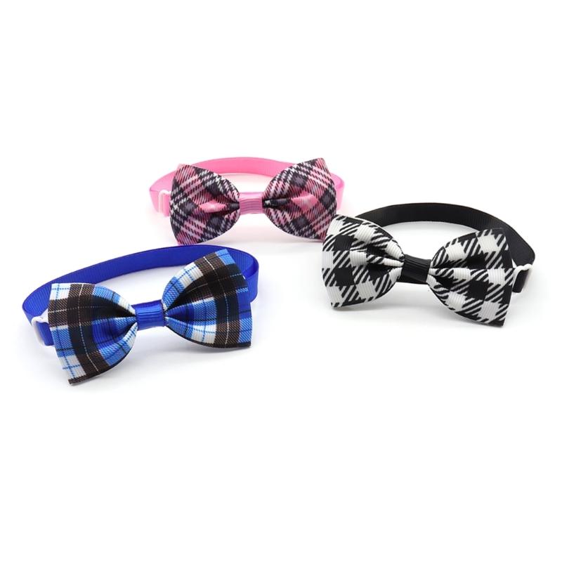 Cats Costume Collar for Wedding Dog Tie Party Wear Bowtie Collar Photoshoots Formal Necktie Pet Accessories