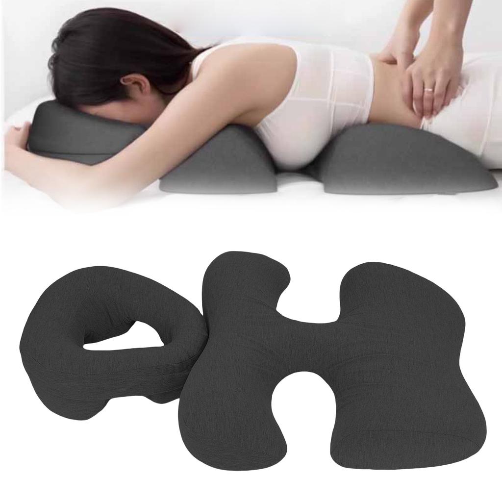 Face Down Pillow with Chest Support   Prone Massage Pillow Removable Washable Cover for Home Use